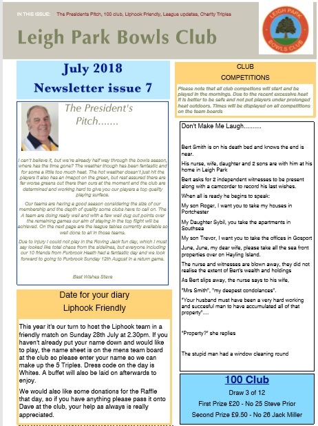 July18 Newsletter